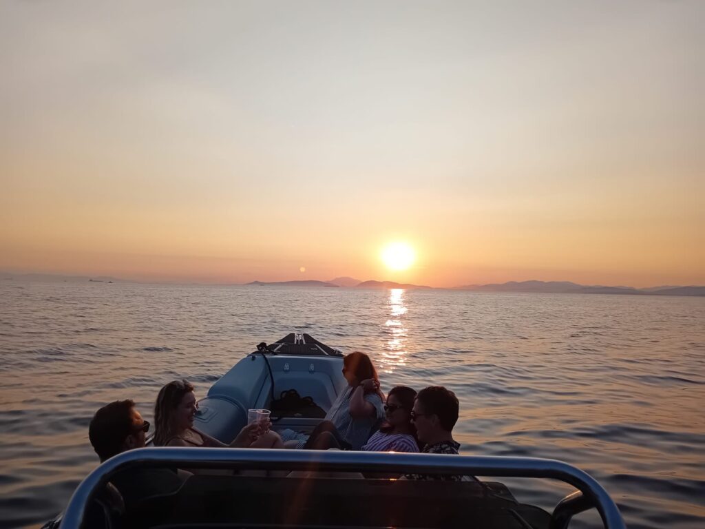 romantic sunset cruise athens riviera private boat