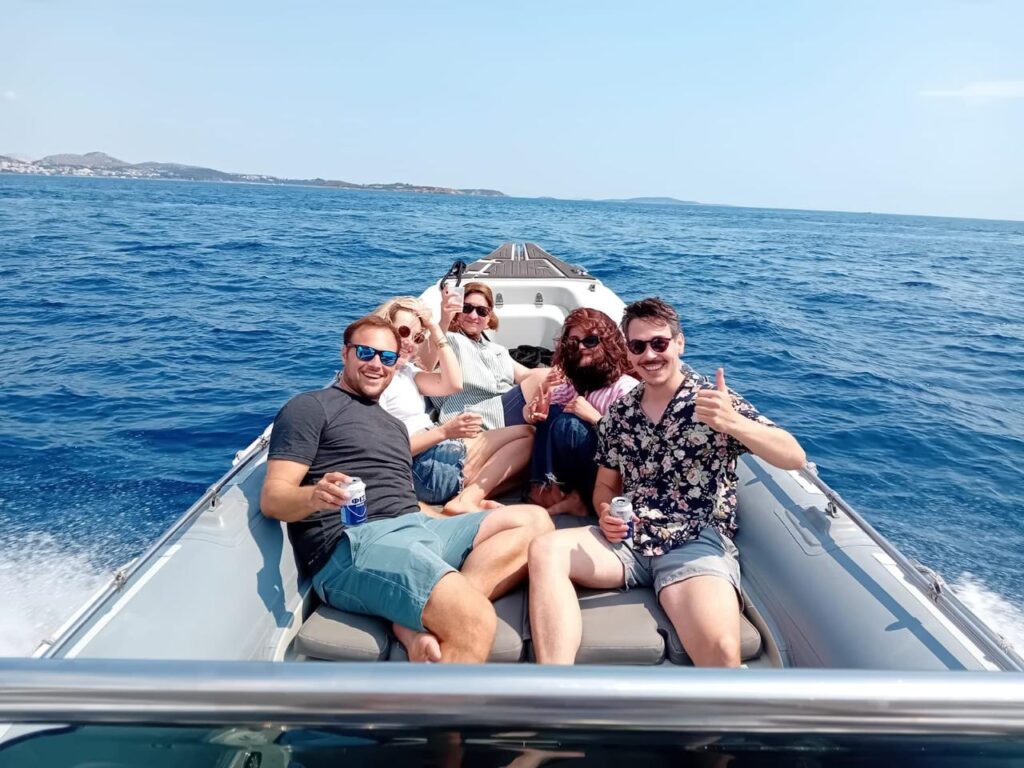 Luxury yacht operated by a boat rental company in Athens - Marvel 960 RIB charter Athens