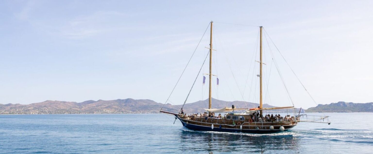semi private cruises in athens with drinks and food